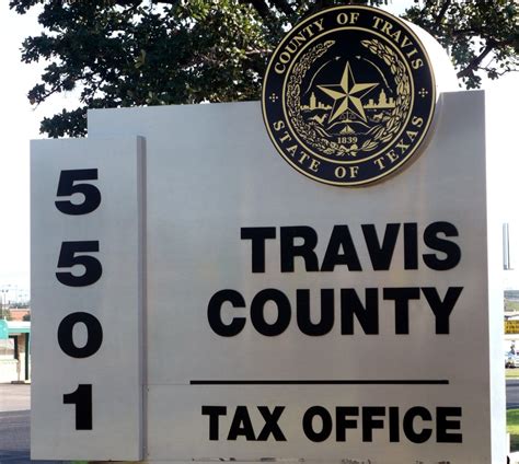 Travis county tax office - main - Administration. 700 Lavaca Street, 5th Floor Travis County Administration Building ()PO Box 1748 Austin, Texas 78767. Phone: (512) 854-9383 Fax: (512) 854-4697 